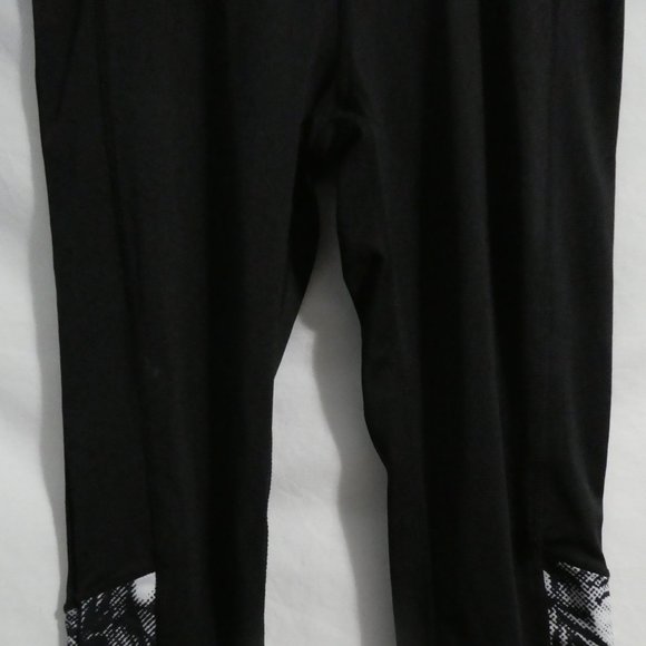 ENERGIE white printed floral black leggings, size small, junior, BNWOT - Picture 4 of 10